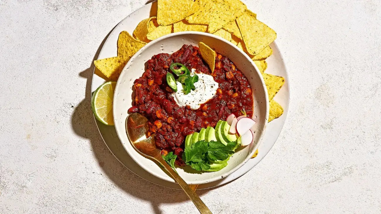 Veganes Chili sin Carne mit Lotao Veggie Hack