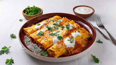 Vegane Enchiladas mit Chili sin Carne